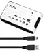 All in One USB 2.0 Frosted Surface Memory Card Reader (White) for Canon camera