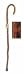 37 Hickory Steam-Bent Gentleman's Cane