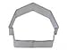 Foose Barn Cookie Cutter 3 in
