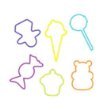 Crazy Bandz Shaped Rubber Bands Bracelets 24Pack Treats Limited Edition