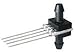 Honeywell HSCSAAN001PDAA5 Board Mount Pressure Sensor Comp/Amp, SIP Dual axial Barbed Ops Dry Gas ?1 psi Differ, Ana Vout: 0.1-0.9Vs, Vs: 5V, Accur: ?0.25%, Resp t: 1ms, Op: -20~85?C