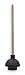 Industrial Grade 1RLV8 Force Cup Plunger, Cup Size 6 In