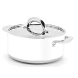 blinQ  5.0 Quart Covered Casserole Simply White