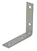 Battalion 1WDE4 Corner Brace, Steel, 3/4 Wx3 In L, PK 2