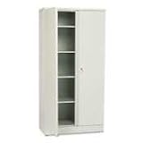 HON C187236Q 36 by 18 by 72 Inch Easy to Assemble Storage Cabinet with 2 Adjustable Shelves, Light Gray 11vRi7tmURL. SL160 HON C187236Q 36 by 18 by 72 Inch Easy to Assemble Storage Cabinet with 2 Adjustable Shelves, Light Gray