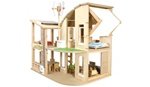 Plan Toys The Green Dollhouse with Furniture