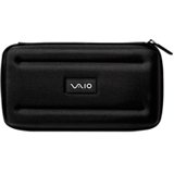 Sony Vaio Accessories P Series Travel Case Black Suede Like Divider Pockets 10 Nylon