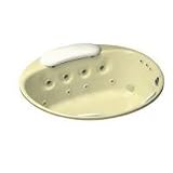 Kohler Riverbath 66in Diameter Round Drop-In Whirlpool with Chromatherapy K-1394-H2/K-1394-H2