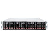 Supermicro SuperServer 2026TT-HIBXRF - 4 nodes - cluster - rack-mountable - 2U - 2-way - RAM 0 MB - SATA - hot-swap 2.5 - no HDD - MGA G200eW - Gigabit Ethernet - Monitor : none