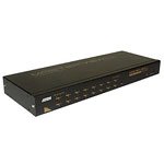 ATEN 16-PORT MAXIPORT KVM SWITCH W/FLASH ROM (Black)