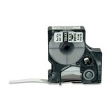 Rhino RhinoPro Industrial Label Tape. 3/8IN VINYL TAPE WHITE LABELS. 0.38' Width x 216' Length - 1 Each - White