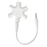 Starfire 3.5 mm Headphone Splitter Hub 5-Out w/Input Cable