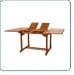 Indonesian Teak Extension Dining Table