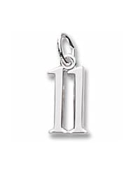 Number 11 Charm