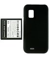 BLACK For Samsung Fascinate Extended Battery & Door