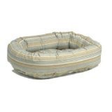 Bowsers Donut Dog Bed Diamond Microvelvet Collection (Size=Medium,Color=Seagrass)