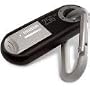 2GB USB 2.0 Clip Flash Drive with Carabineer & Rubberized Shell