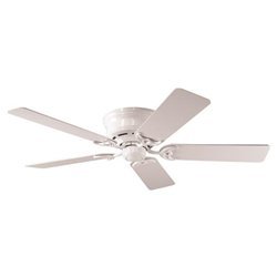 Hunter 20803 Low Profile III 52-Inch Ceiling Fan with 5-Blades, White