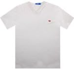 Adidas Solid V-Neck Men`s Tee - Chalk2 / Core Energy