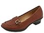Softspots Safia | Women's Slip-on Dress Shoes Teak Leather