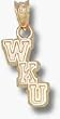 Western Kentucky Cascading "Wku" 1/2" Charm/Pendant