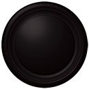 Black Paper Dessert Plate 7 24 Pack