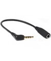 2.5mm male to 3.5mm female Handsfree Headset Adapter / Speaker Adaptor for  ....