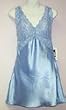 Contessa Di Roma BabyBlue Satin Short Chemise