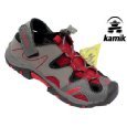 Kamik Trekking Sandale grau mit rot