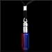 Red and Blue L.E.D. Light Up Pendant Attached to Lanyard