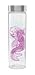 Koi Fish Reusable 18oz Single Wall Glass Bottle with Flat Screw Top-BPA FREE