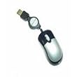 Adesso Notebook 3 Buttom USB Mini Optical Mouse with retractable Cable