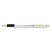 Pentel RX15ZX-A Pentel Excalibur Stick Roller Ball Pen, Silver Barrel, Black Ink, Fine Pt, 1 Unit