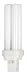 22 Watt Compact Fluorescent Plug In PL-C 15MM, 2-Pin, Quad Tube, 2700K