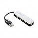 �o�b�t�@���[�R�N���T�v���C Arvel USB2.0�Ή�4�|�[�g�n�u �o�X�p���[ �z���C�g H431WH