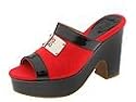 Givenchy 573752 | Women's Slide Shoes Black/Red Patent