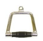 Cap Barbell Heavy-Duty Single D Handle with Rubber Grips