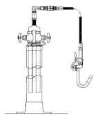 T&S Brass Pot/Kettle Filler Stanchion Shut-Off Valves B-0187-01 T&S Brass Pot/Kettle Filler Stanchion Shut-Off Valves B-0187-01