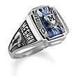 ZALES Siladium Crestline Heirloom Ladies' Class Ring