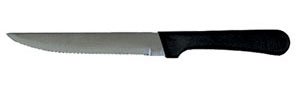 DOZEN PLASTIC HANDLE COMMERCIAL STEAK KNIVES