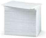 Zebra Premier Grade Blank White Cards