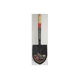 Titanium Shield Long Handle Round Point Shovel, Silver