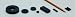 Ceramic Ring Permanent Magnets, package of 2, 3-7/8 dia x 5/16 thick