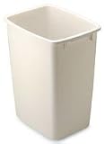 Rubbermaid #2806-TP BISQ 36QT Bisque Wastebasket