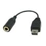 24kt GOLD Stereo Headset audio Headphone / earphone Adapter speaker cable for T-Mobile G1 (11 pin mini USB to 3.5mm stereo)   by DURAGADGET�