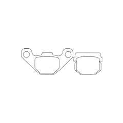 1 Paar Bremskl�tze 85 x 42 x 5,7 mm und 47,5 x 37 x 9 mm Standard organisch ohne ABE (KBA), Adly Thunderbike 125, hinten Adly Thunderbike 50-100-125, Noble 50-100-125, Panther 50-100, Silver Fox 50-100, Air Tech 50, Cosy 50, Supersonic 50-125, vorne Buffalo (Quelle) Buffalo, vorne Bombadier ATV/Quad Rally 200 2x4 Bj. 03-, vorne CPi Hussar bis '01, Popcorn 50 bis '01 vorne Herkules Gipsy 50 Hyosung Cab 50-100, Supercab 50-100, Avanti 50, vorne Hyosung Rush 50, Sense 50, SF 50, SD 50, Midas, vorne Italjet Cruise, vorne IMT Queenie, vorne Keeway Hurricane 50-90 ab Bj. '06, F-Act 50, Pixel 50, RY8, vorne Kreidler Florett 25/50, vorne Malaguti Centro 50 4-takt, vorne MUZ Moskito SX 50 ab Bj. '00, vorne Otto Versand GTX 25/50, vorne Peugeot Elyseo 50 (Brembo Bremsanlage), hinten Peugeot Speedfight LC 50 ccm Bj. 97-98 (Heng Tong), Trekker 100 (Heng Tong), vorne Peugeot Speedfight (luftg.) ab 98 (Heng Tong), vorne Peugeot Speedfight 100 ccm, Buxy ab Bj.97 (Heng Tong), vorne Peugeot Buxy RS, Squab ab Bj.97, Trekker, vorne PGO Comet Bj. 91-92, Galaxy, Tornado, vorne PGO Road 50, PS 50, vorne PGO ATV/Quad X Rider 50 Bj. 03-, hinten PGO ATV/Quad X Rider 125 Bj. 03-, hinten PGO ATV/Quad X Rider 150 Bj. 03-, hinten Piaggio Modelle ab Bj. 2004: TPH 50, Runner 50, NRG Puch Lido 75-80, vorne Rex Rex 25/50, vorne Rex Escape 50, Rexy 125, Silverstreet 125, vorne Sasy Standard 50, vorne Siamoto Birdie 50, vorne Suzuki Address ab Bj. 92, AN 125, vorne Suzuki Lido 125, AJ ZZ Sepia, vorne TGB Sky 25-50, Ergon 50, Akros, Palio, KBX, vorne TGB Bunny, 101S, 202T, 303R, vorne TGB 309 RS-Racing Bj. 00-, vorne TGB 507 Bj. 05-, vorne TGB 409 RS 50-125, 101R, HWS 50, KBX 50, Trigger 50, Sky Pegasus 50-125, 101S 90-125, 202T 90, 303R 90-125, 309 125ccm, vorne Tokaido (Neckermann) Tokaido 2000, vorne ZEG Pegasus Sky 25-50, vorne