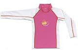 Long Sleeve Rash Shirt for Girls Marli Pink/White