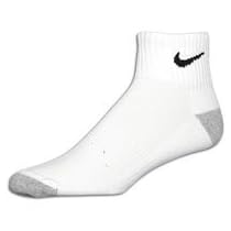 Nike Men's Quarter Cut Moisture Management Socks 3 pack