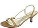 Stuart Weitzman Pawn | Women's Dress Sandals Brass Supple Kid Leather
