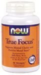 True Focus by NOW Foods - Mental Fitness (90 Vegetarian Capsules)